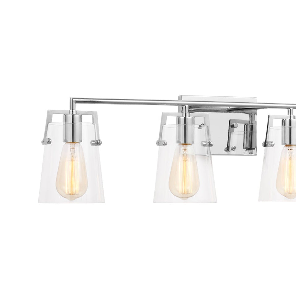 Glyn 4 Light Vanity, Chrome