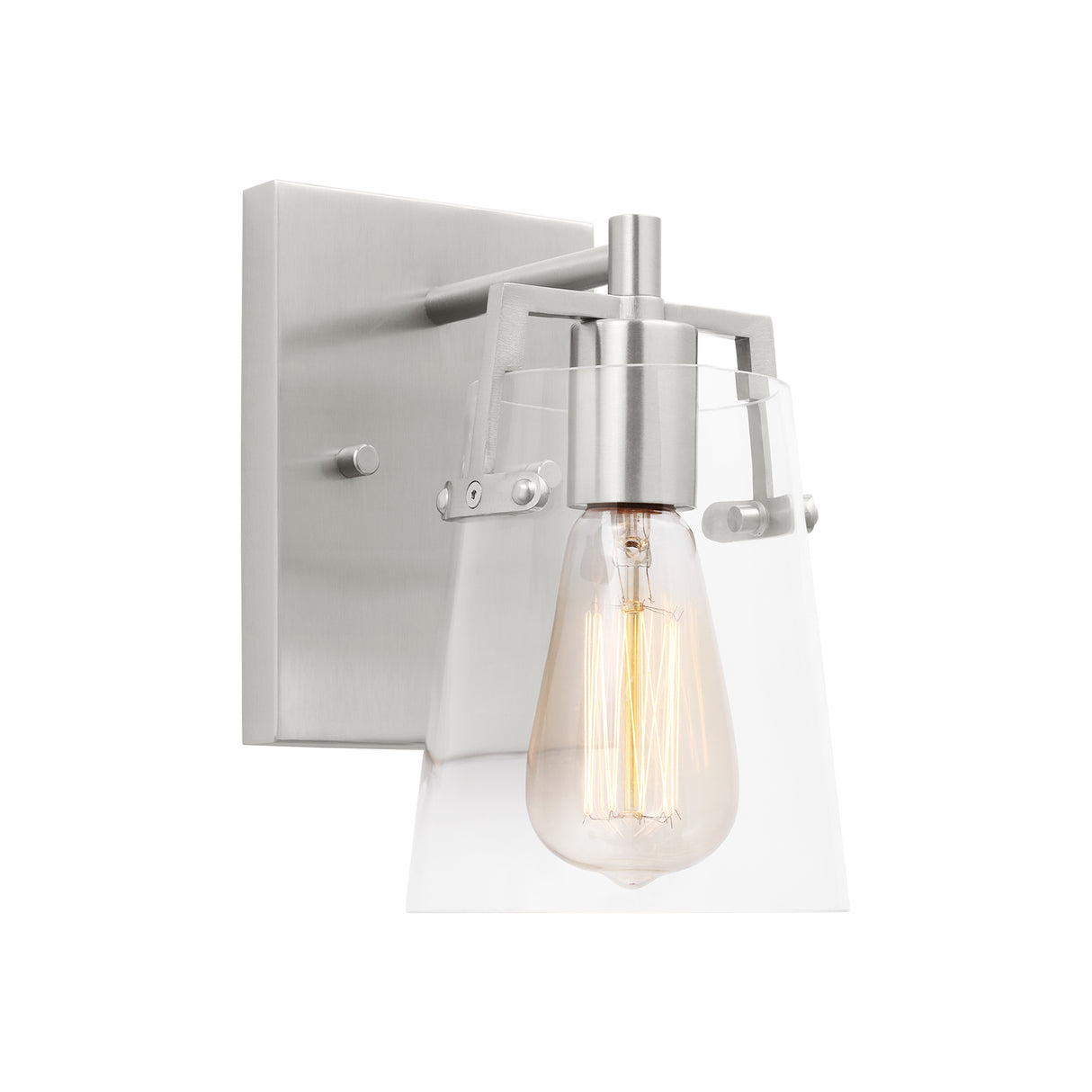Glyn Wall Sconce 9", Brushed Nickel