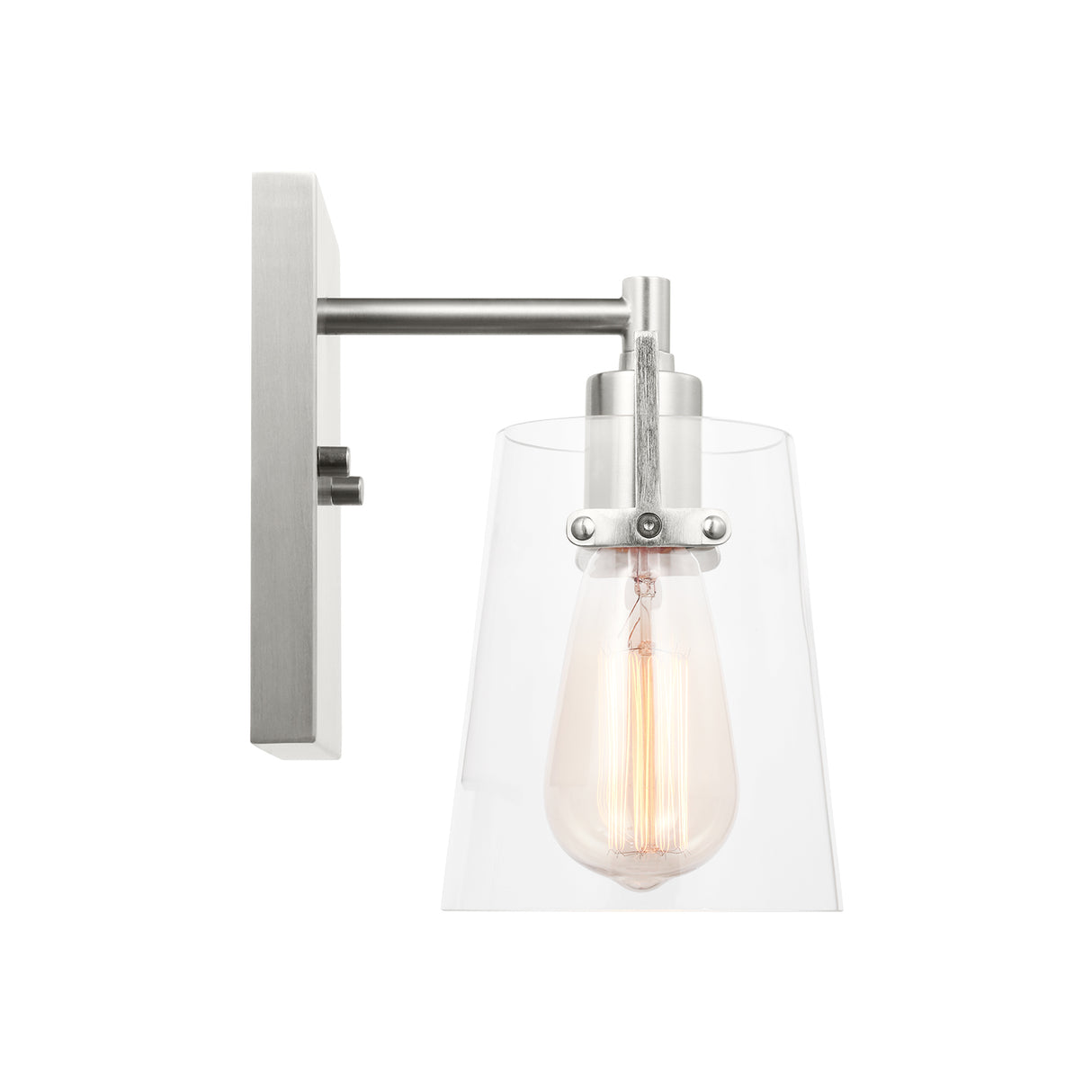 Glyn Wall Sconce 9", Brushed Nickel