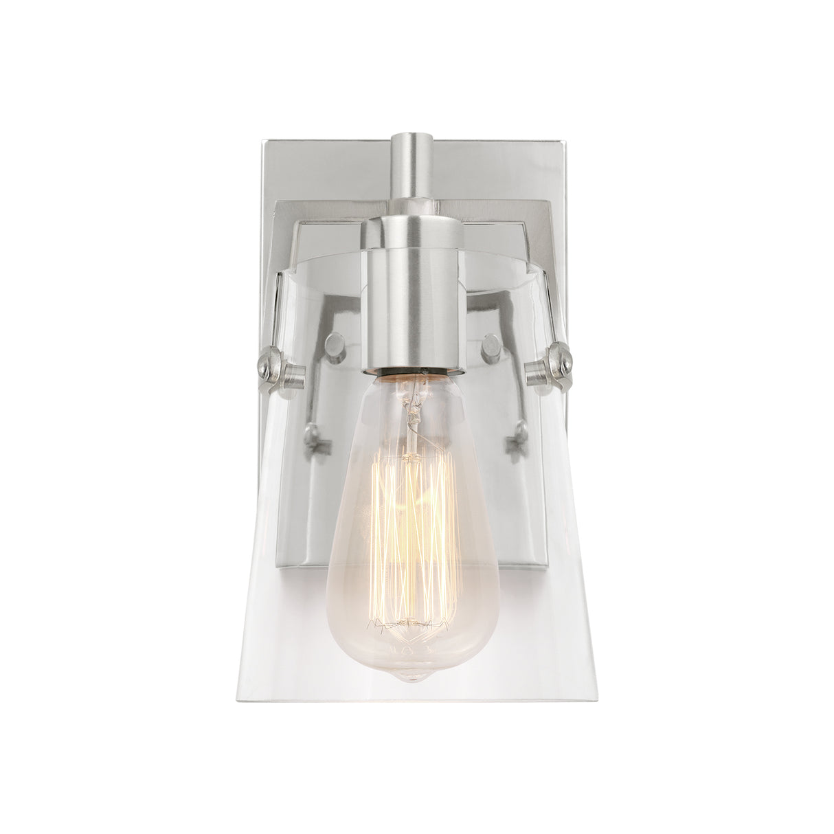Glyn Wall Sconce 9", Brushed Nickel