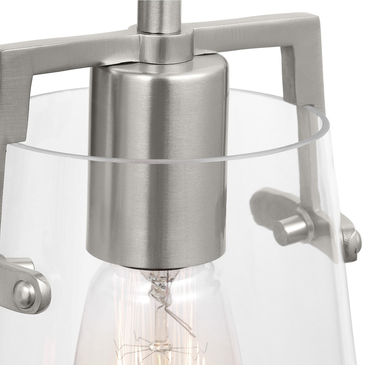 Glyn 3 Light Vanity, Brushed Nickel