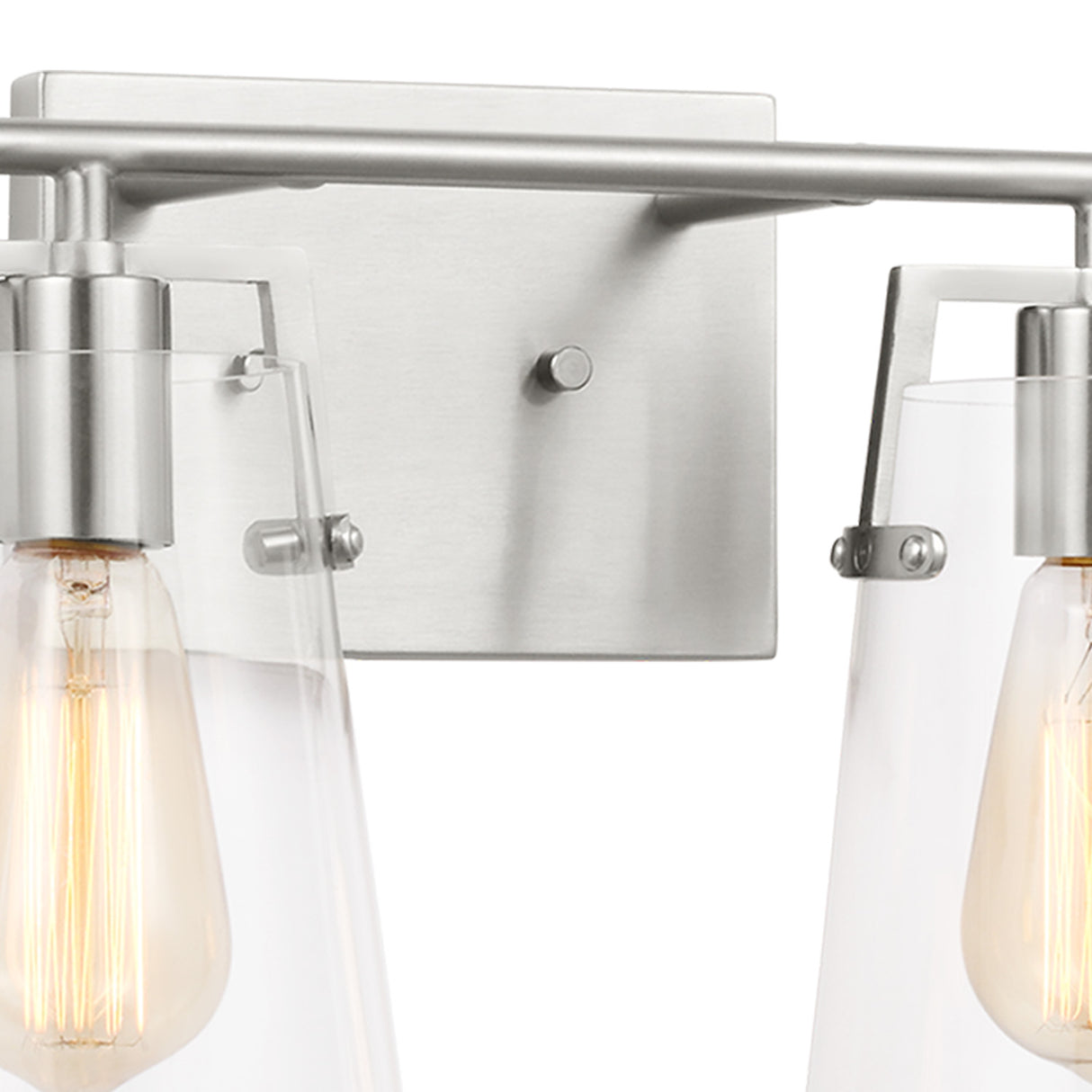 Glyn 4 Light Vanity, Brushed Nickel