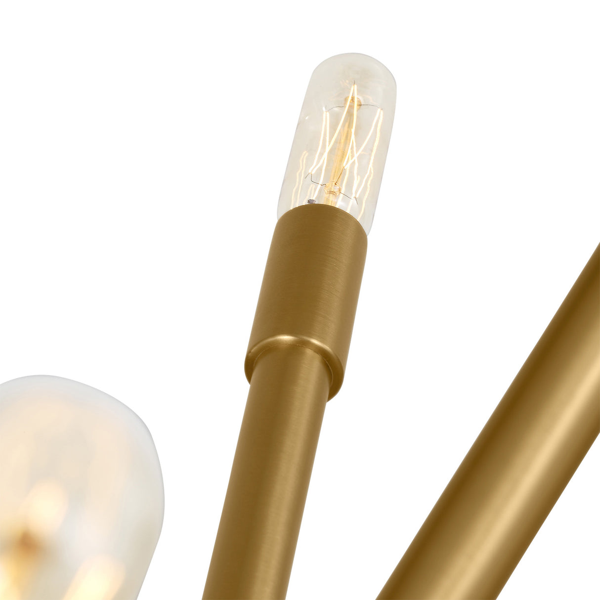 Ferris Medium Chandelier 27", Modern Brass