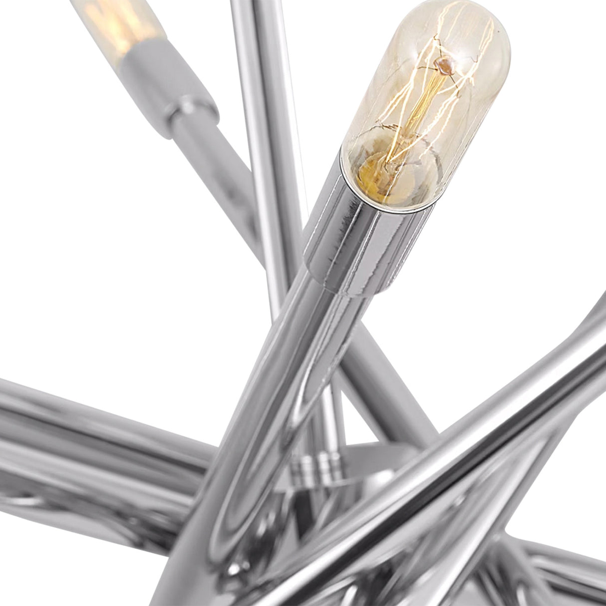 Ferris Medium Chandelier 27", Polished Nickel