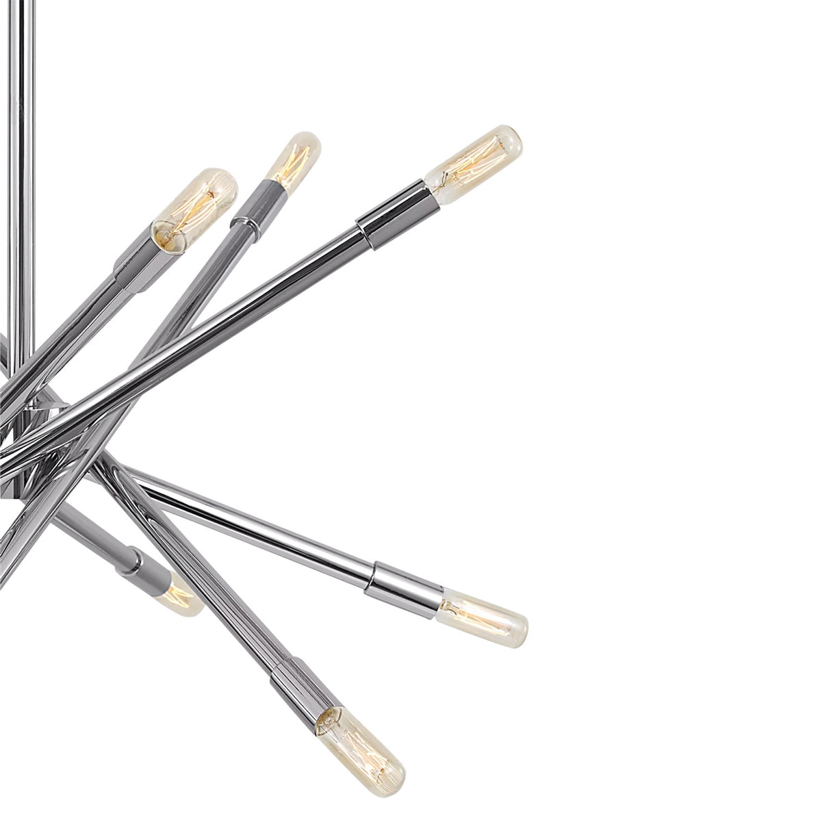 Ferris Medium Chandelier 27", Polished Nickel