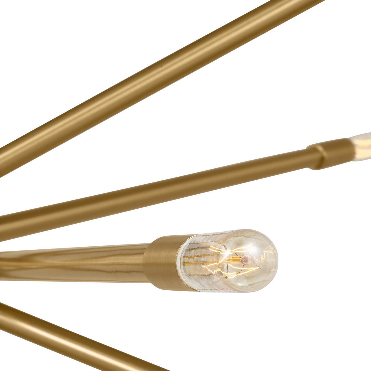 Ferris Extra Large Chandelier 42", Modern Brass