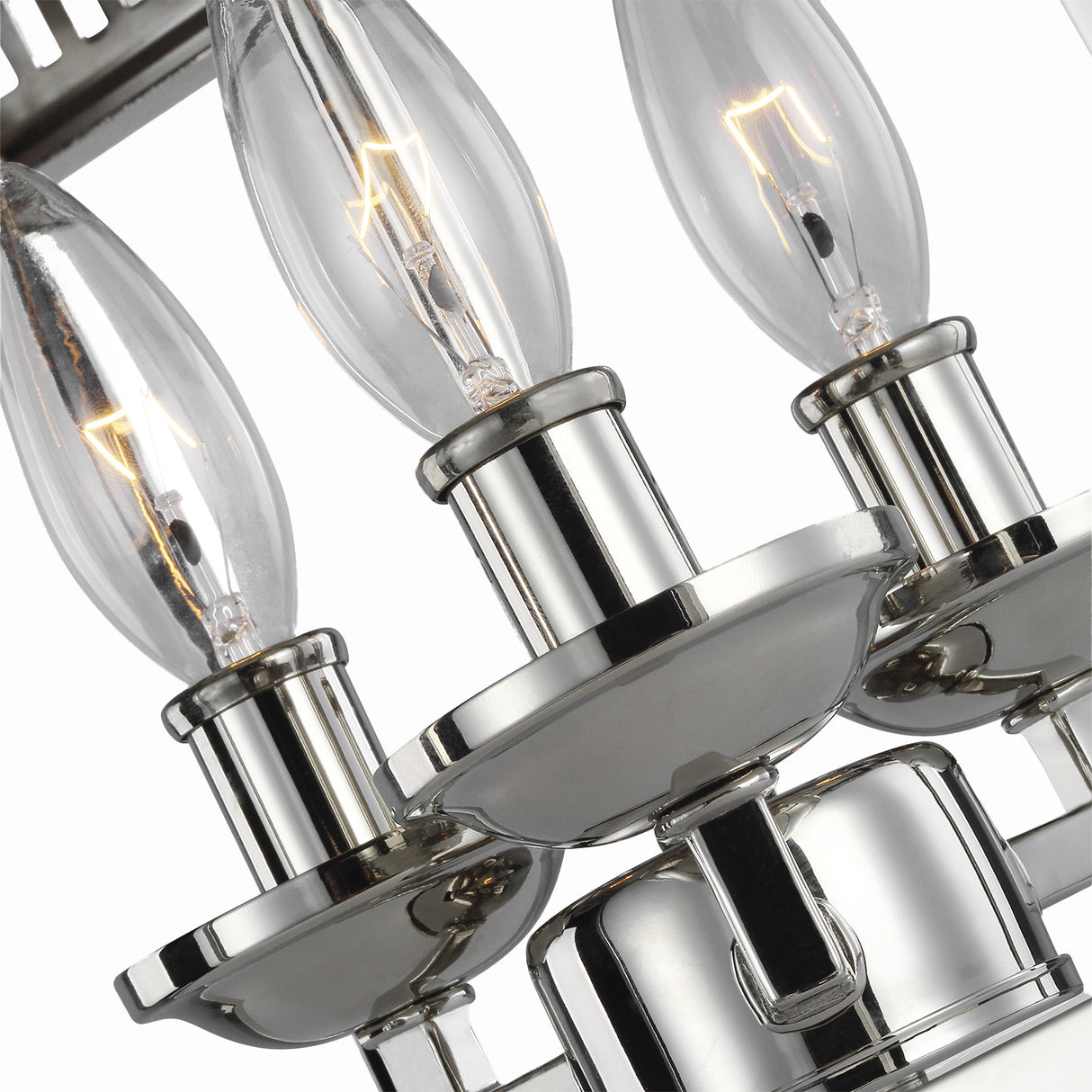 Rubin Flush Mount 13", Polished Nickel