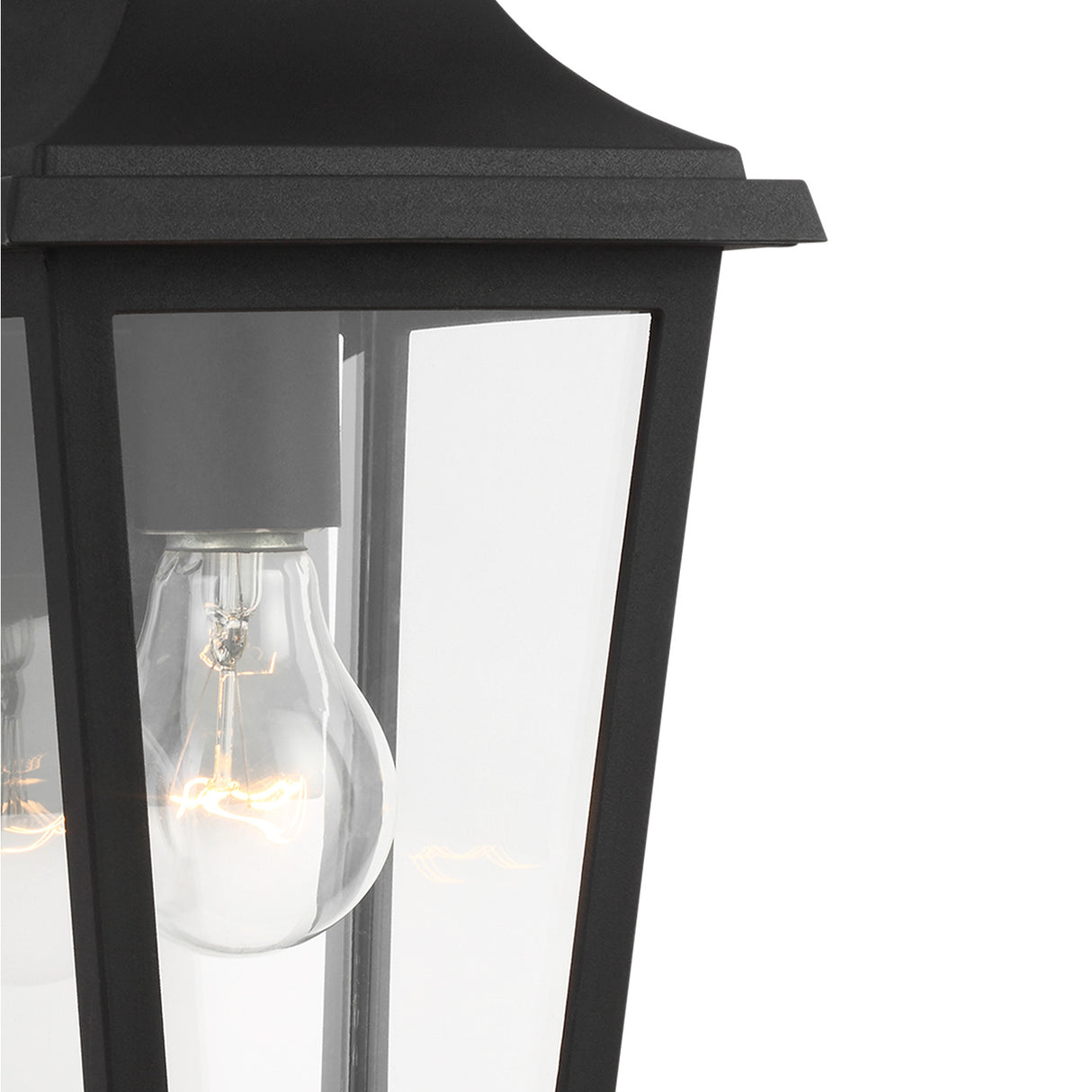 Pembroke Extra Small Outdoor Wall Light 14", Textured Black