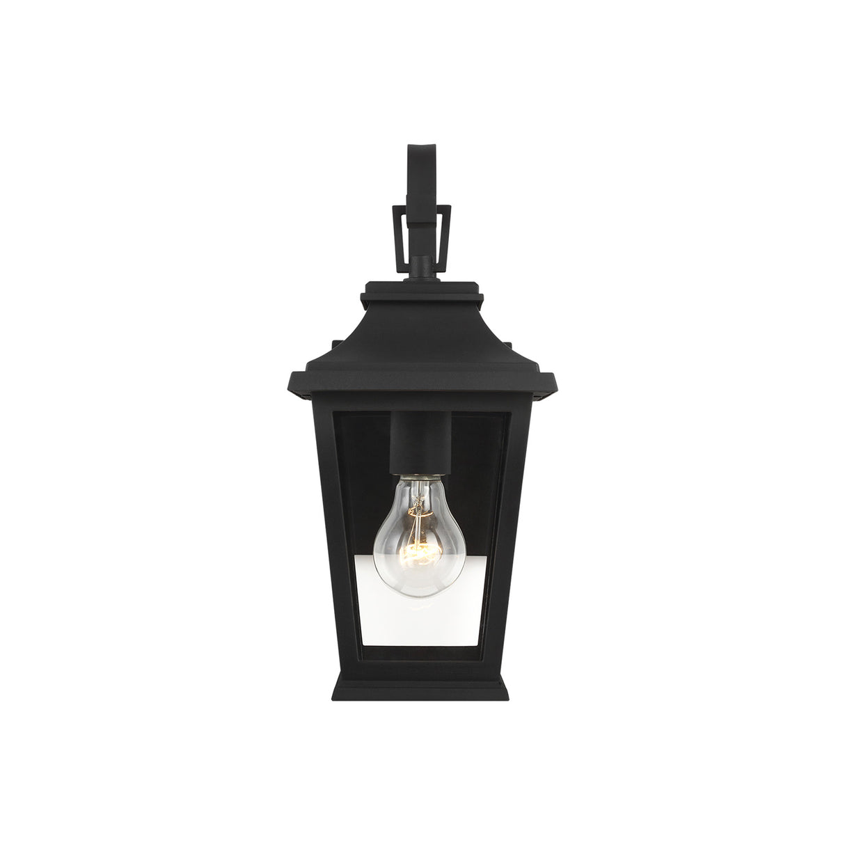 Pembroke Extra Small Outdoor Wall Light 14", Textured Black