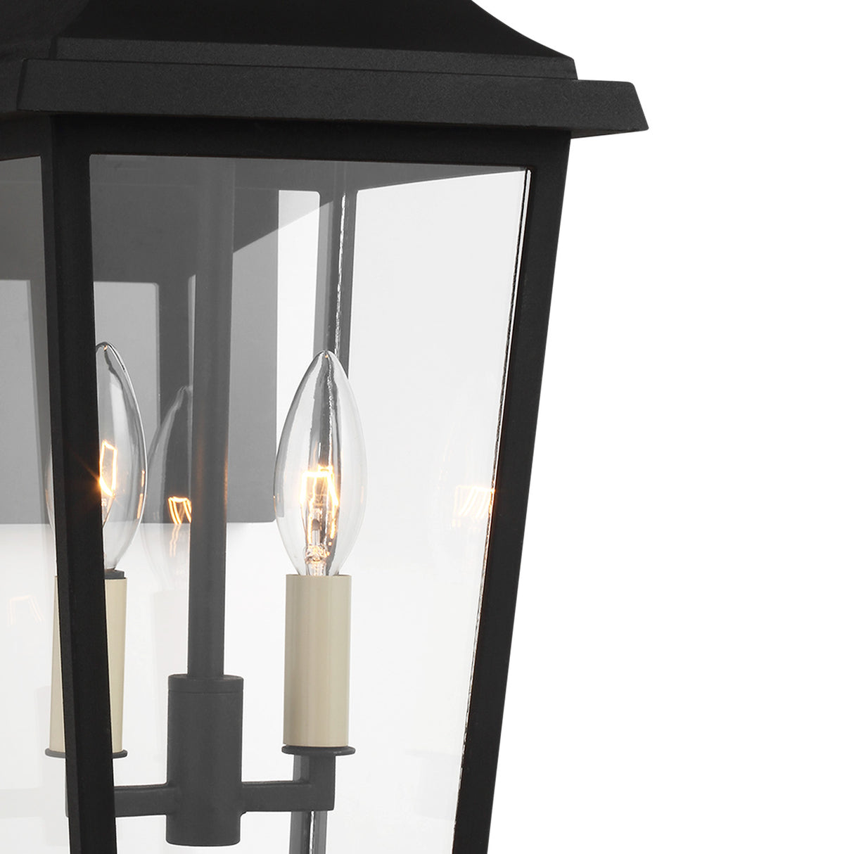 Pembroke Small Outdoor Wall Light 20", Textured Black