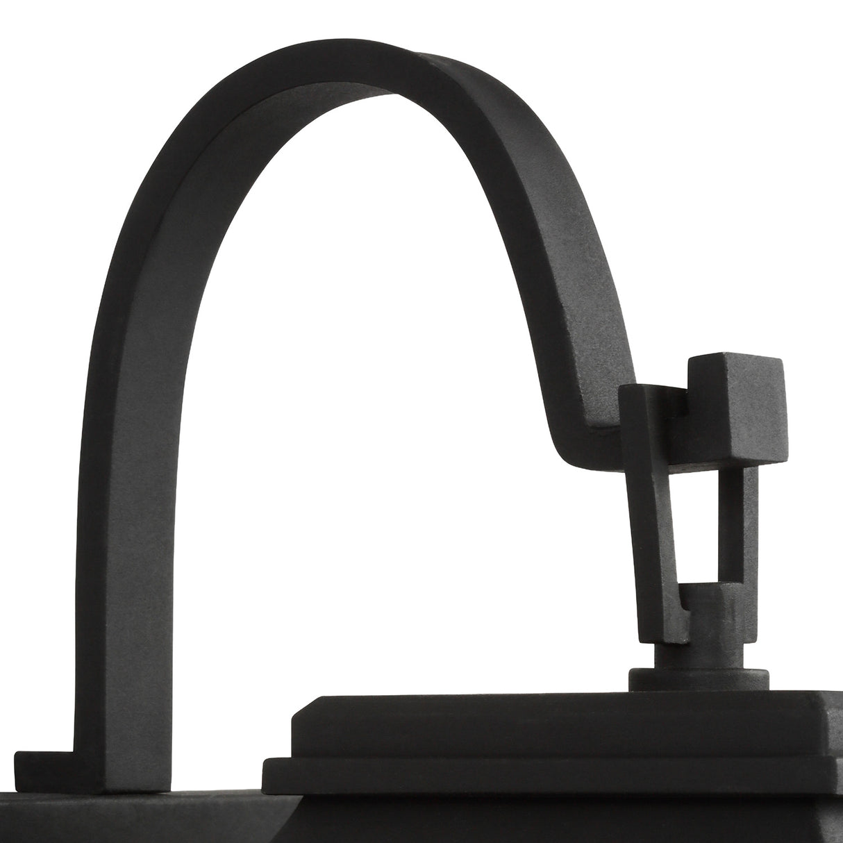 Pembroke Large Outdoor Wall Light 26", Textured Black