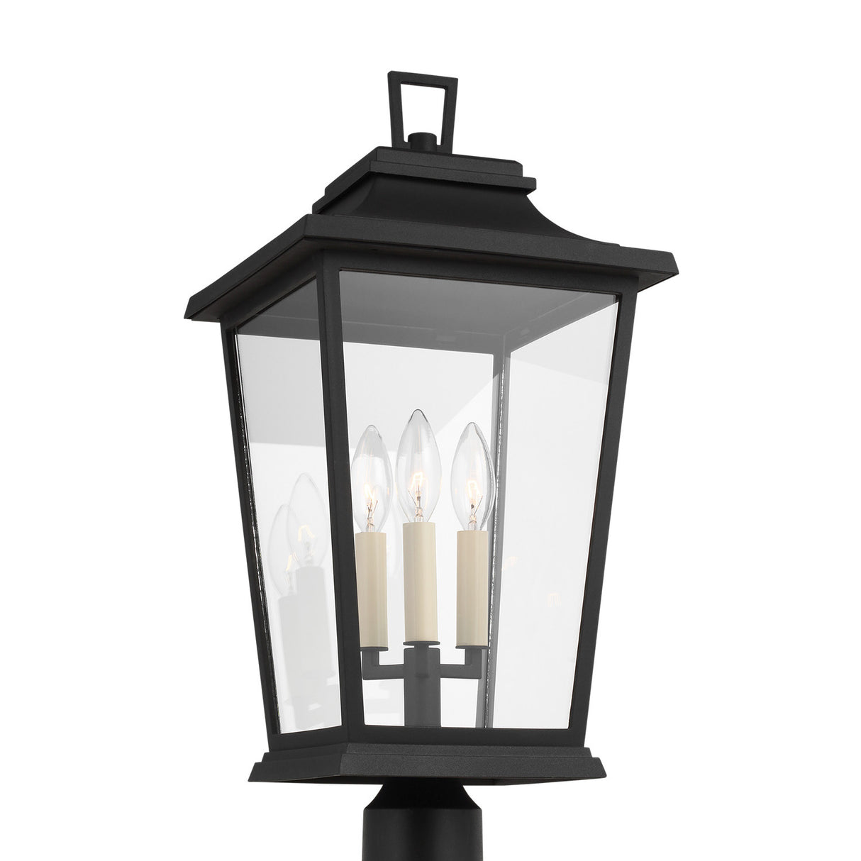 Pembroke Outdoor Post Light, Textured Black