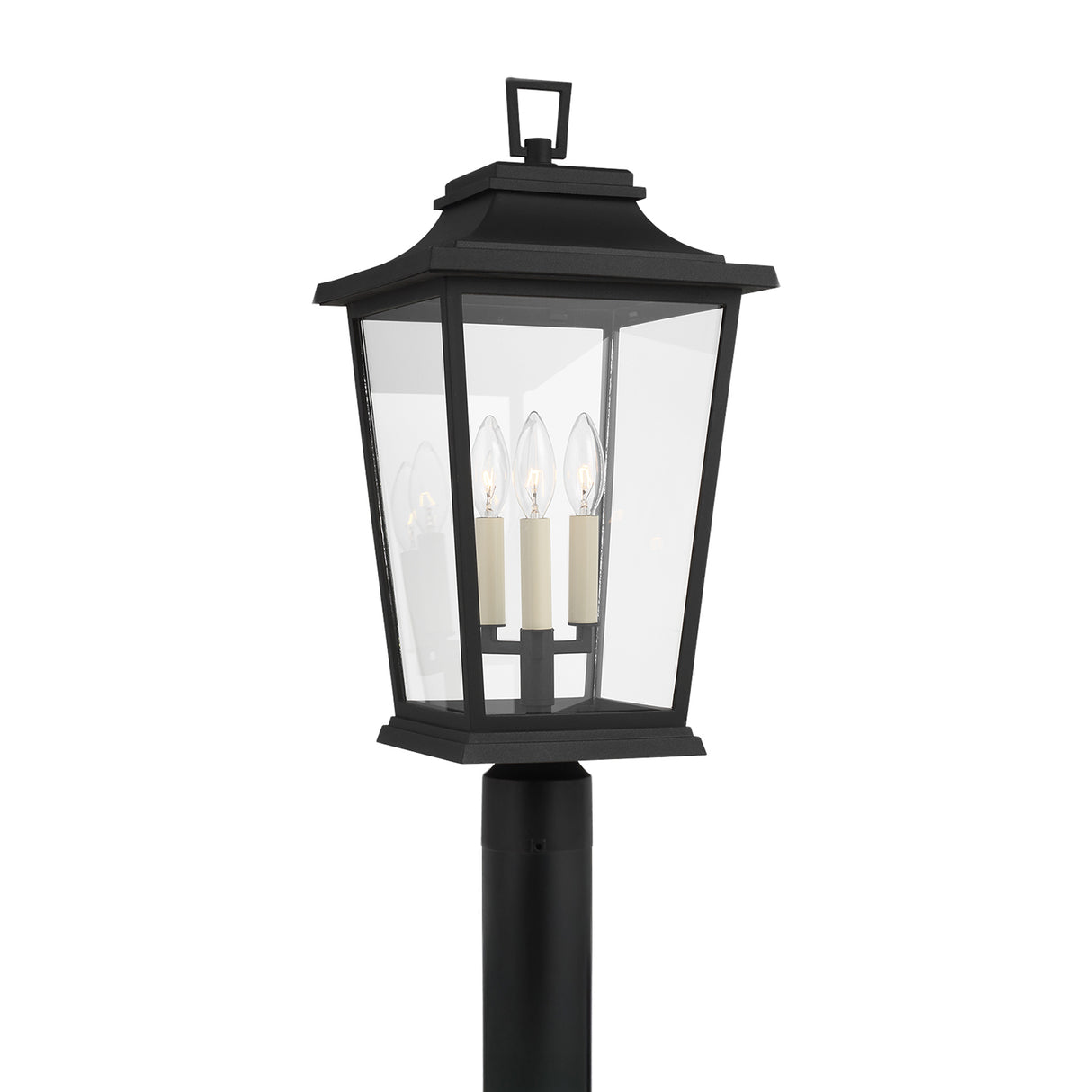 Pembroke Outdoor Post Light, Textured Black