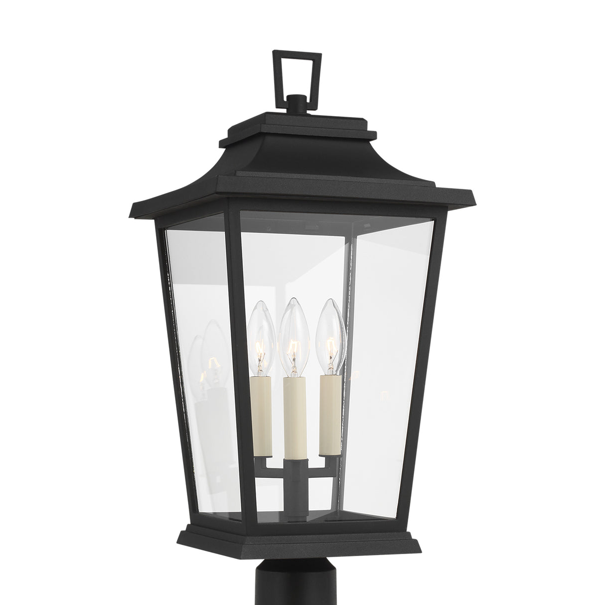 Pembroke Outdoor Post Light, Textured Black