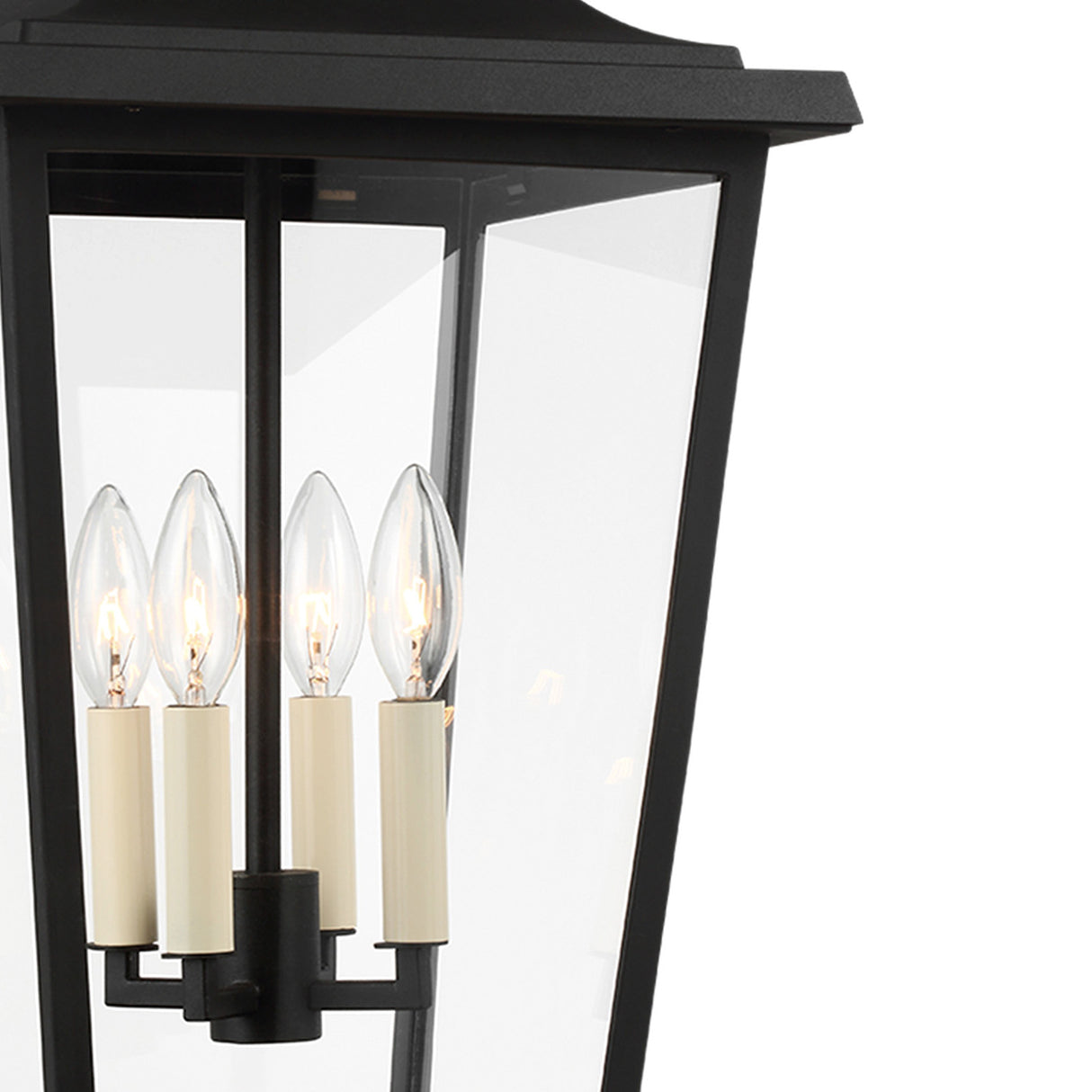 Pembroke Outdoor Hanging Light 12", Textured Black