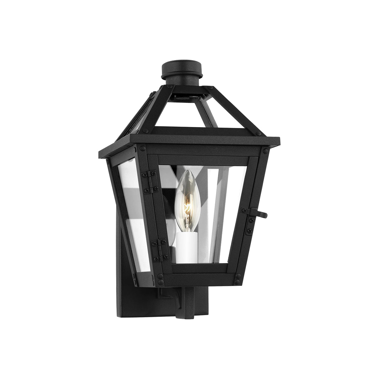 Fairmont Extra Small Outdoor Wall Light 13", Textured Black