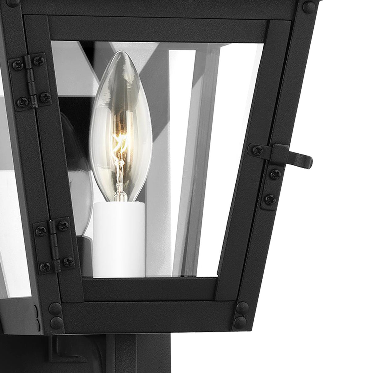 Fairmont Extra Small Outdoor Wall Light 13", Textured Black