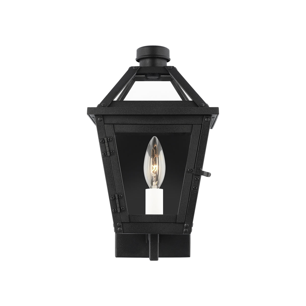 Fairmont Extra Small Outdoor Wall Light 13", Textured Black