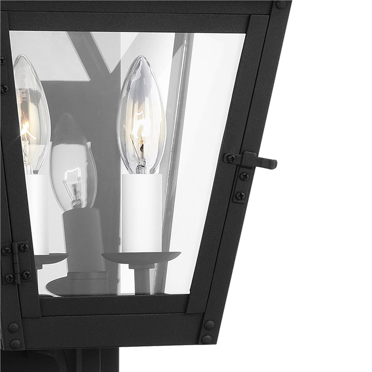 Fairmont Small Outdoor Wall Light 16", Textured Black