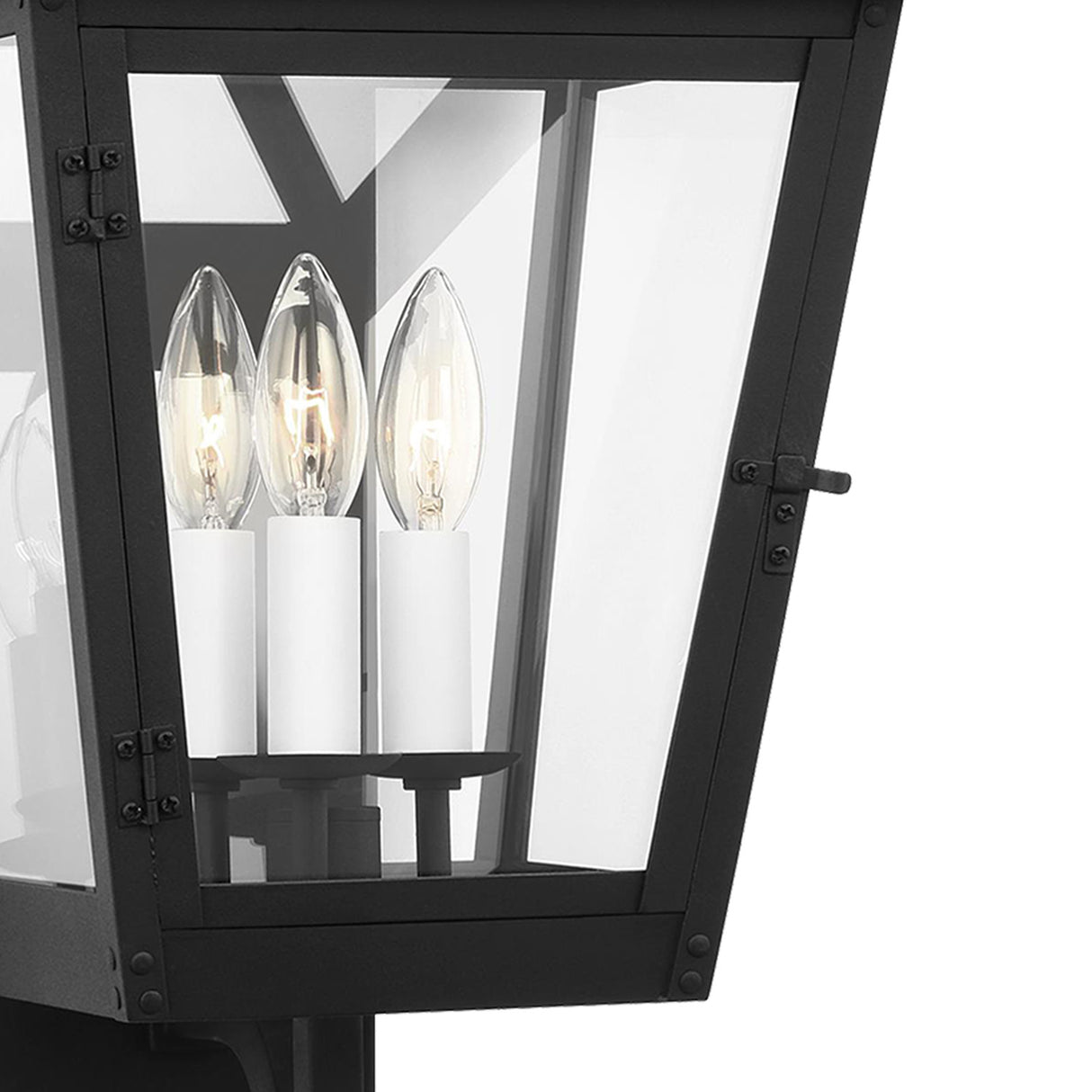 Fairmont Medium Outdoor Wall Light 20", Textured Black