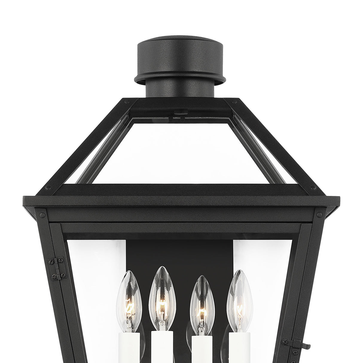 Fairmont Large Outdoor Wall Light 24", Textured Black