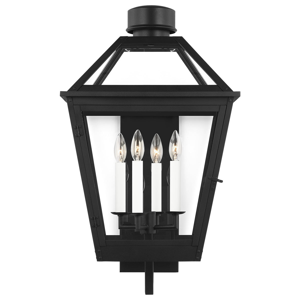 Fairmont Extra Large Outdoor Wall Light 28", Textured Black