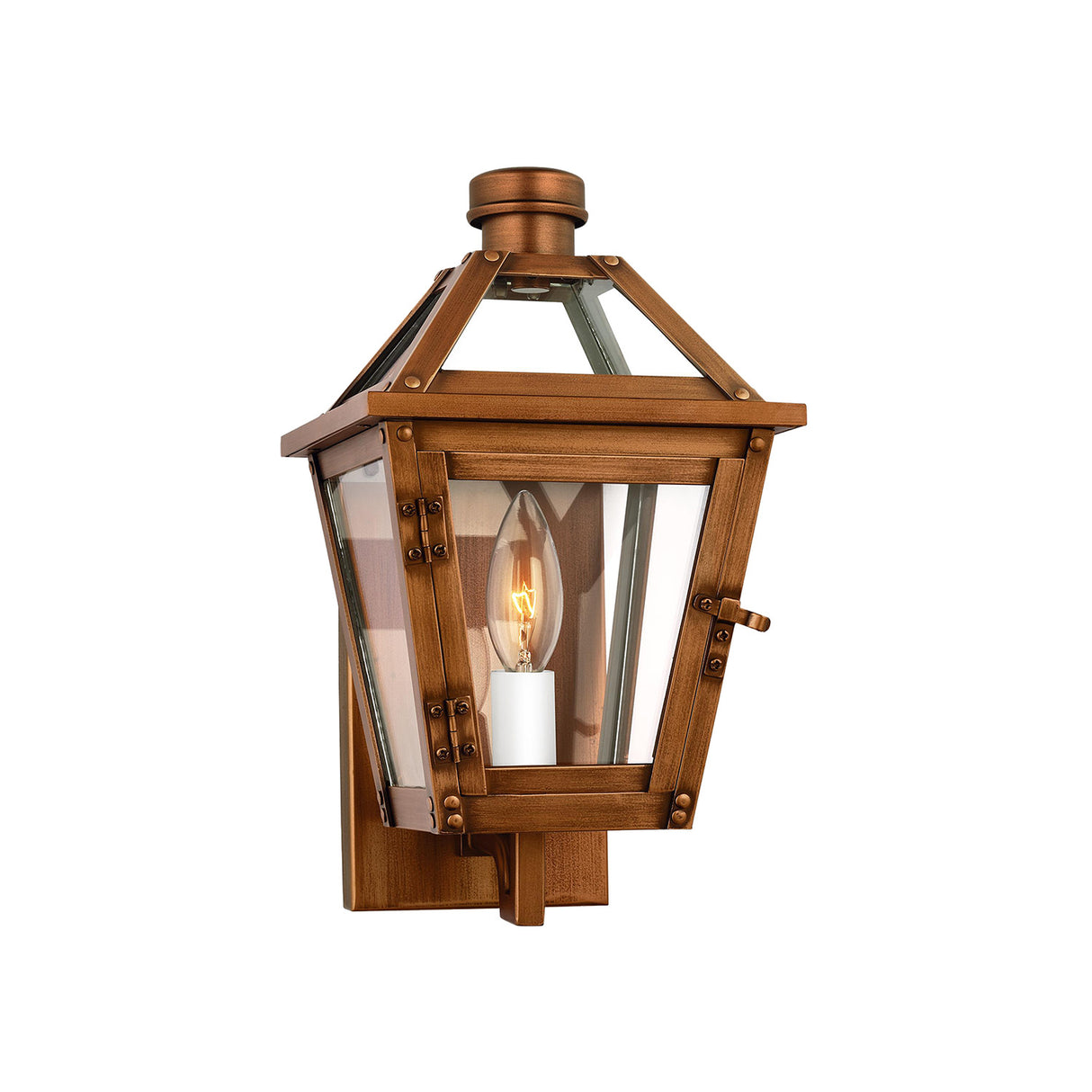 Fairmont Extra Small Outdoor Wall Light 13", Copper