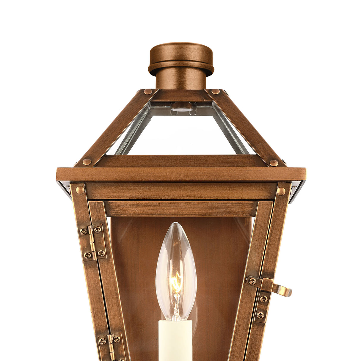 Fairmont Extra Small Outdoor Wall Light 13", Copper