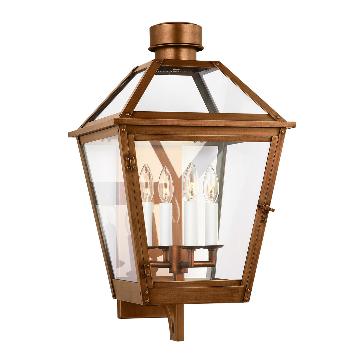 Fairmont Large Outdoor Wall Light 24", Copper
