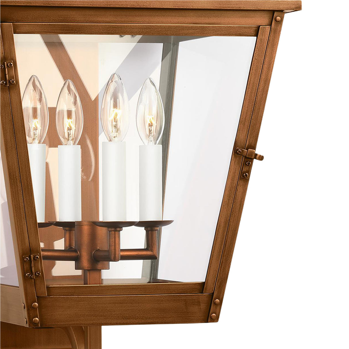 Fairmont Large Outdoor Wall Light 24", Copper