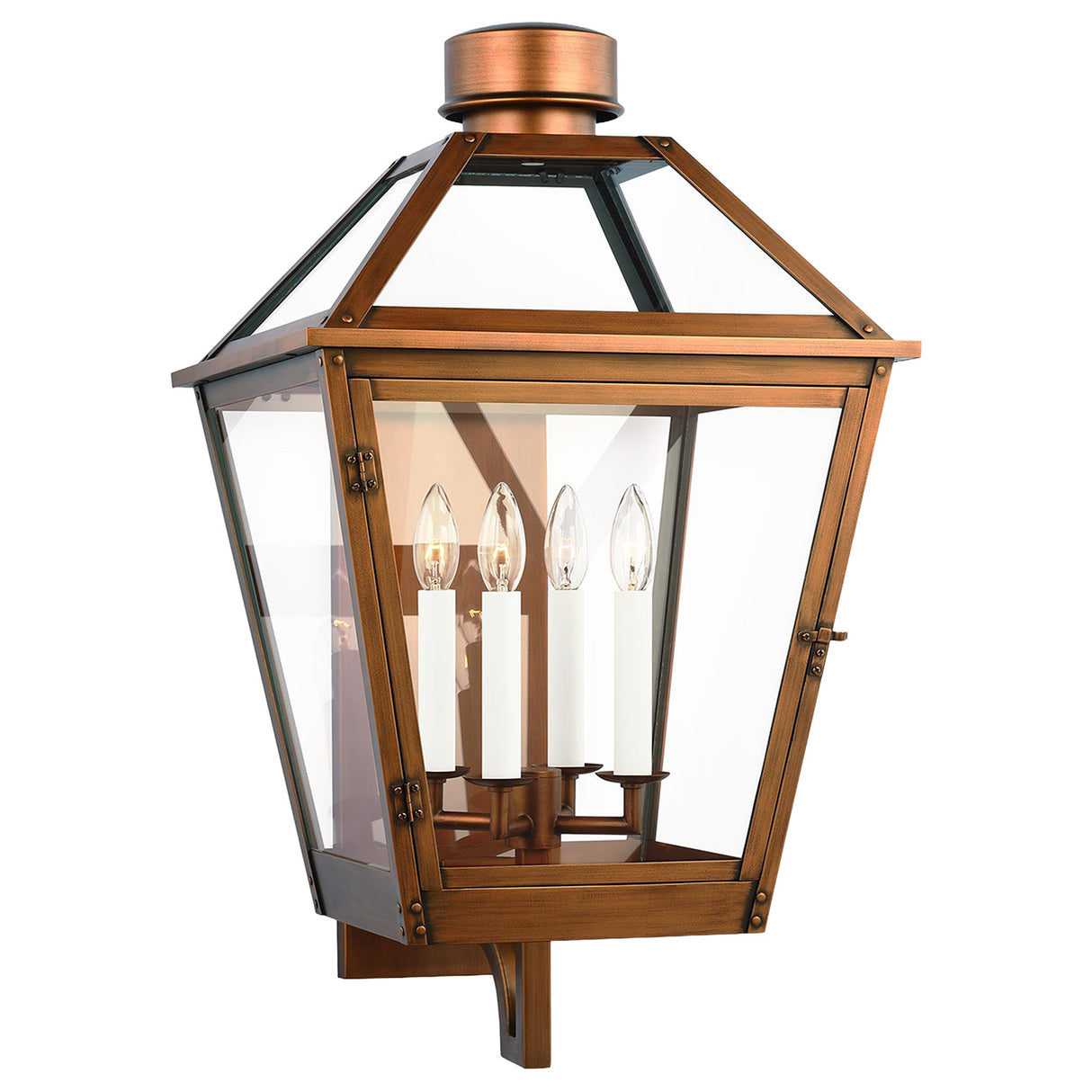 Fairmont Extra Large Outdoor Wall Light 28", Copper
