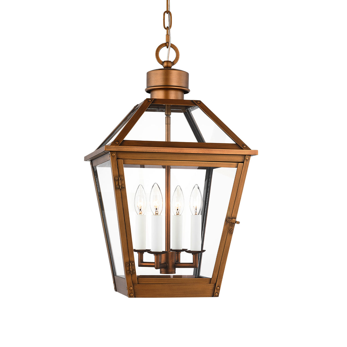 Fairmont Large Outdoor Hanging Light 14", Copper