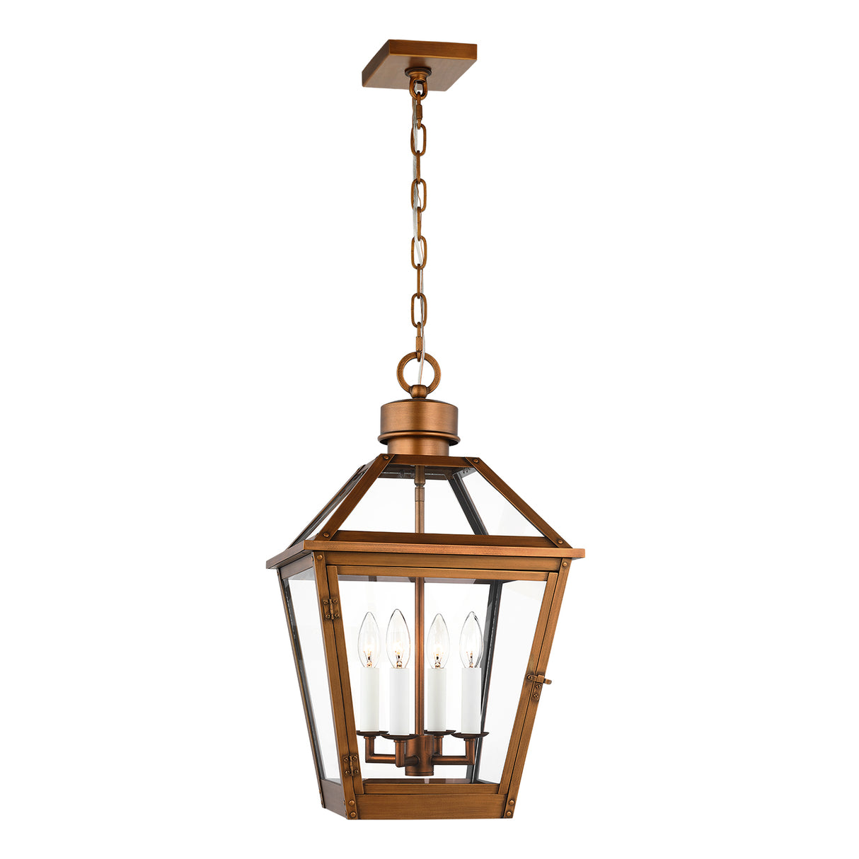 Fairmont Large Outdoor Hanging Light 14", Copper