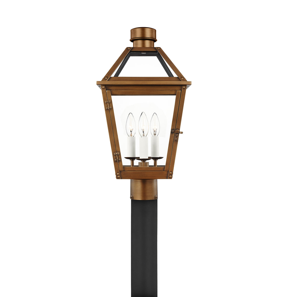 Fairmont Outdoor Post Light 20", Copper