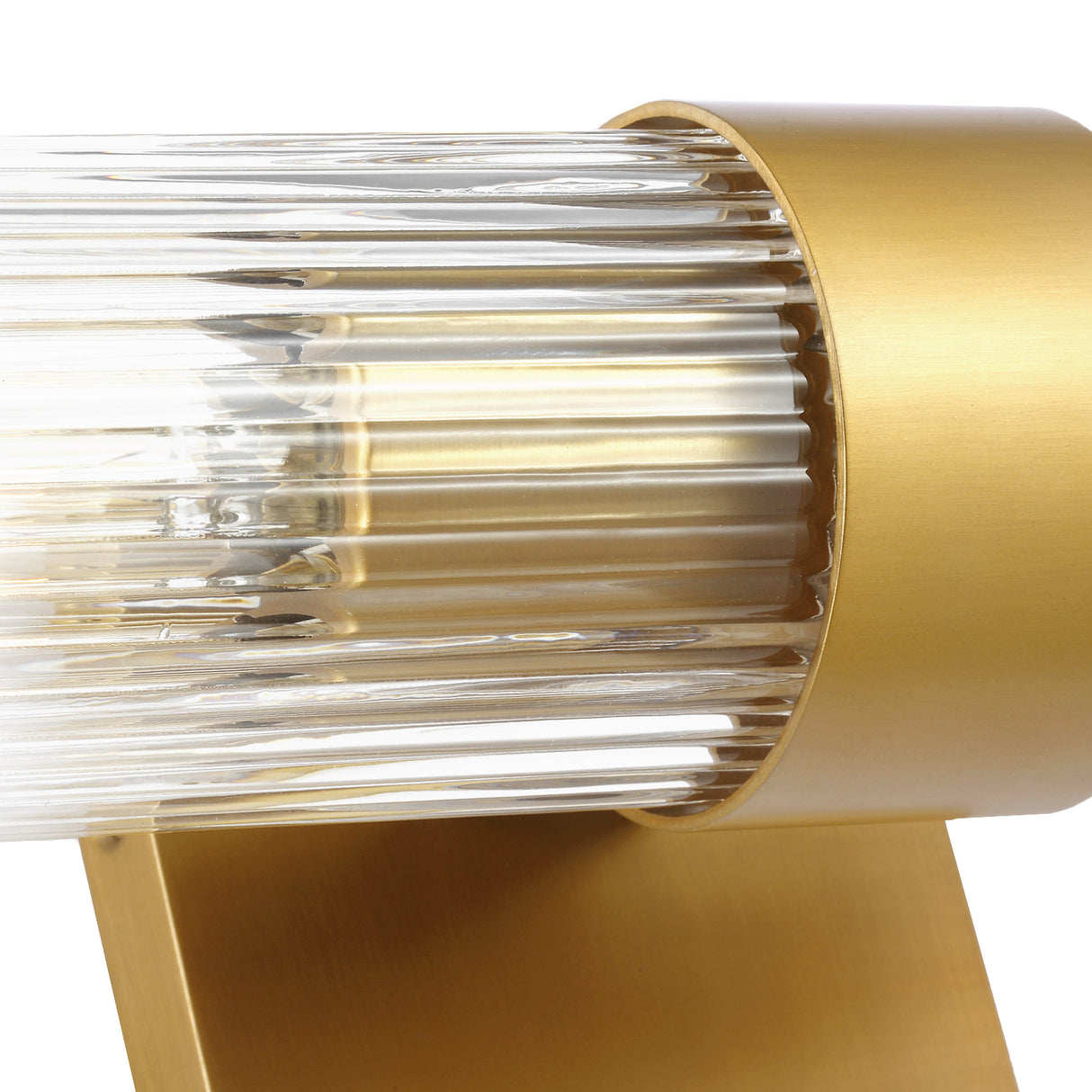 Barclay 2 Light Wall Sconce 20", Modern Brass