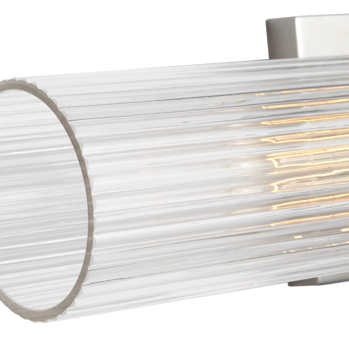 Barclay 2 Light Wall Sconce 20", Polished Nickel