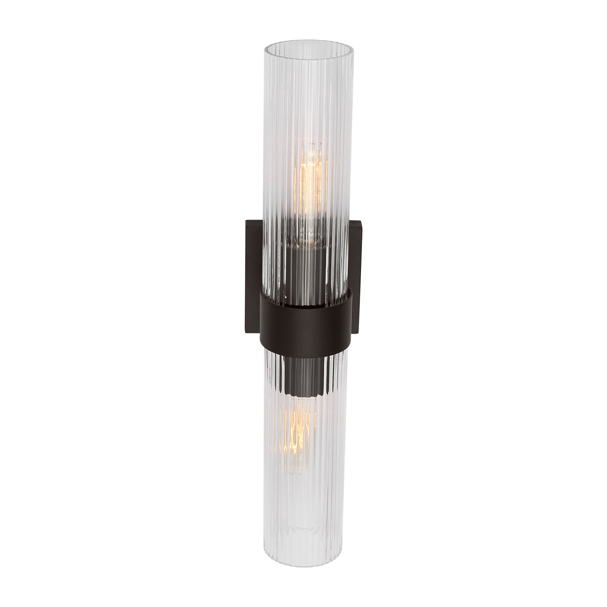 Barclay 2 Light Wall Sconce 20", Aged Iron