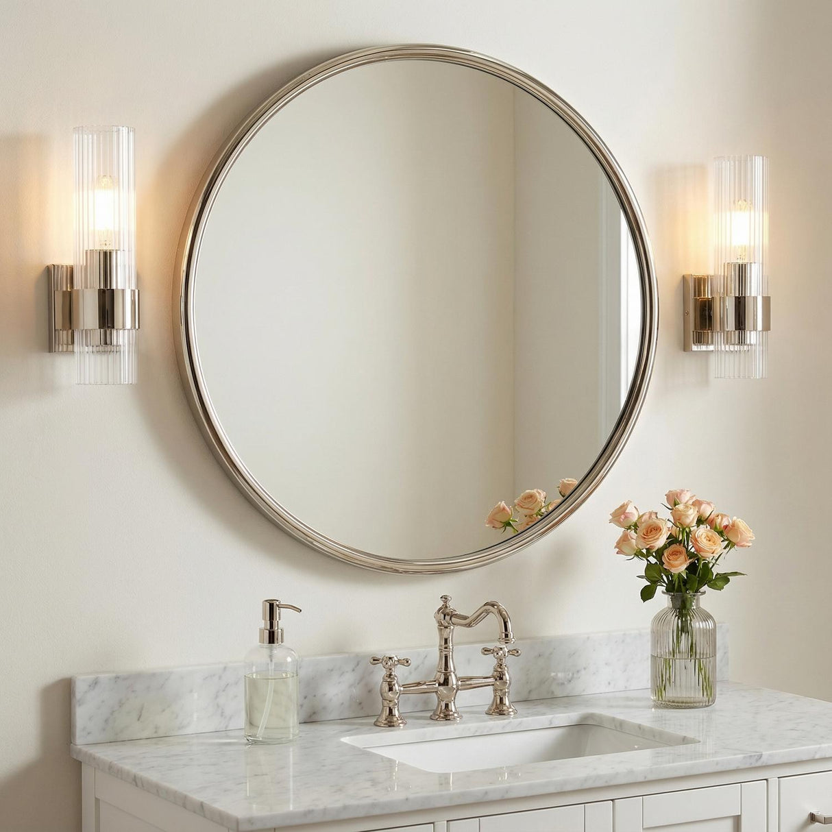 Barclay Wall Sconce 13", Polished Nickel