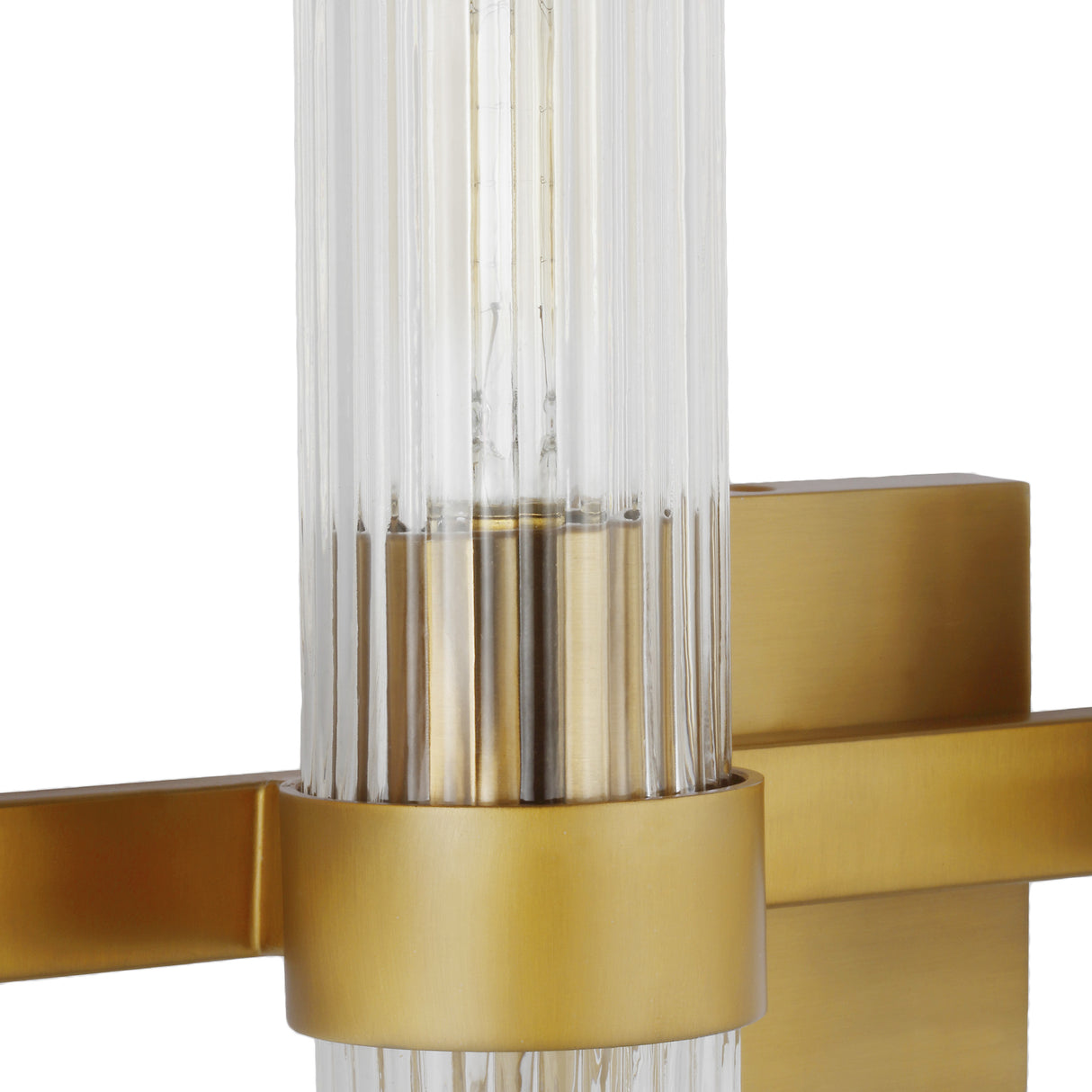 Barclay 4 Light Vanity, Modern Brass
