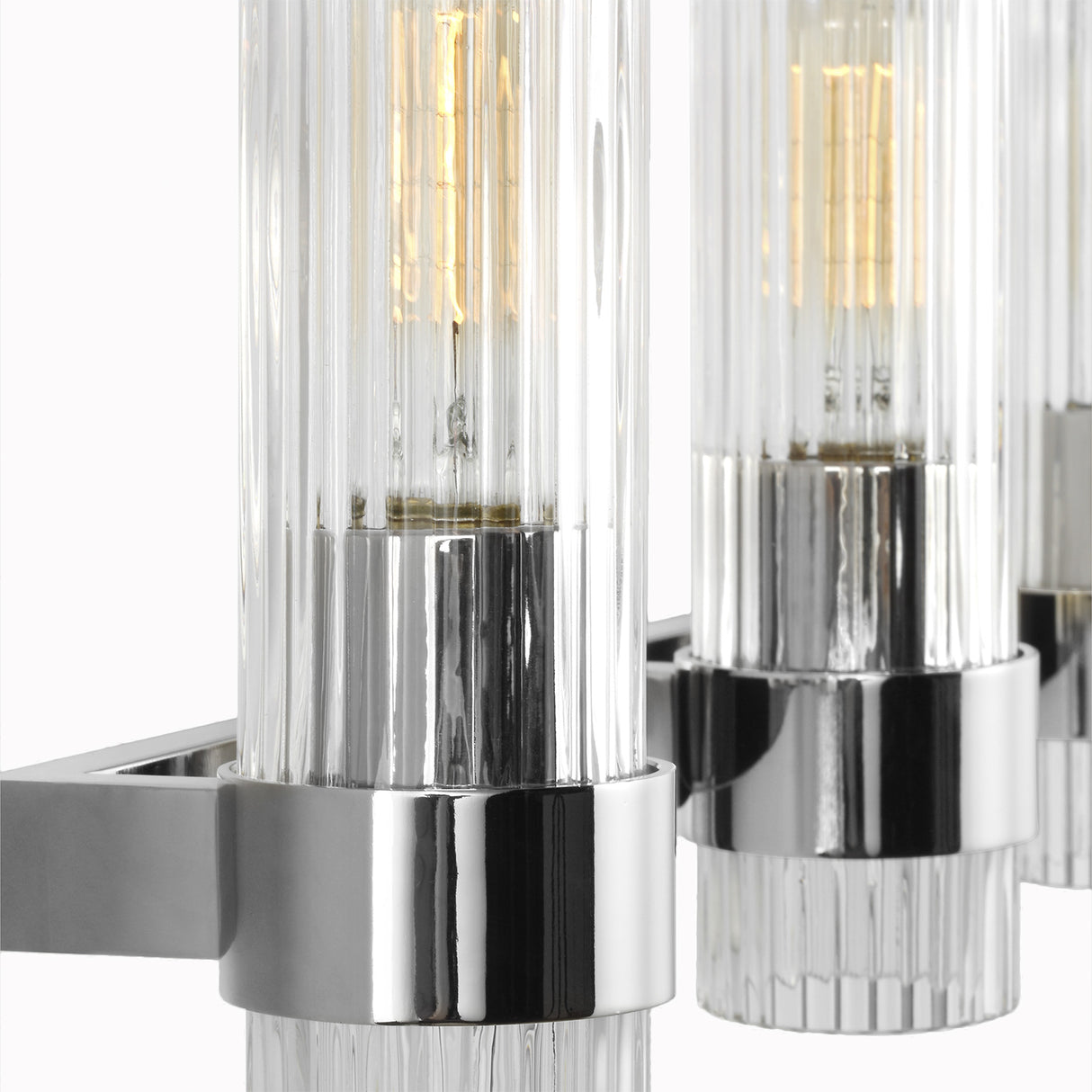 Barclay 3 Light Vanity, Polished Nickel