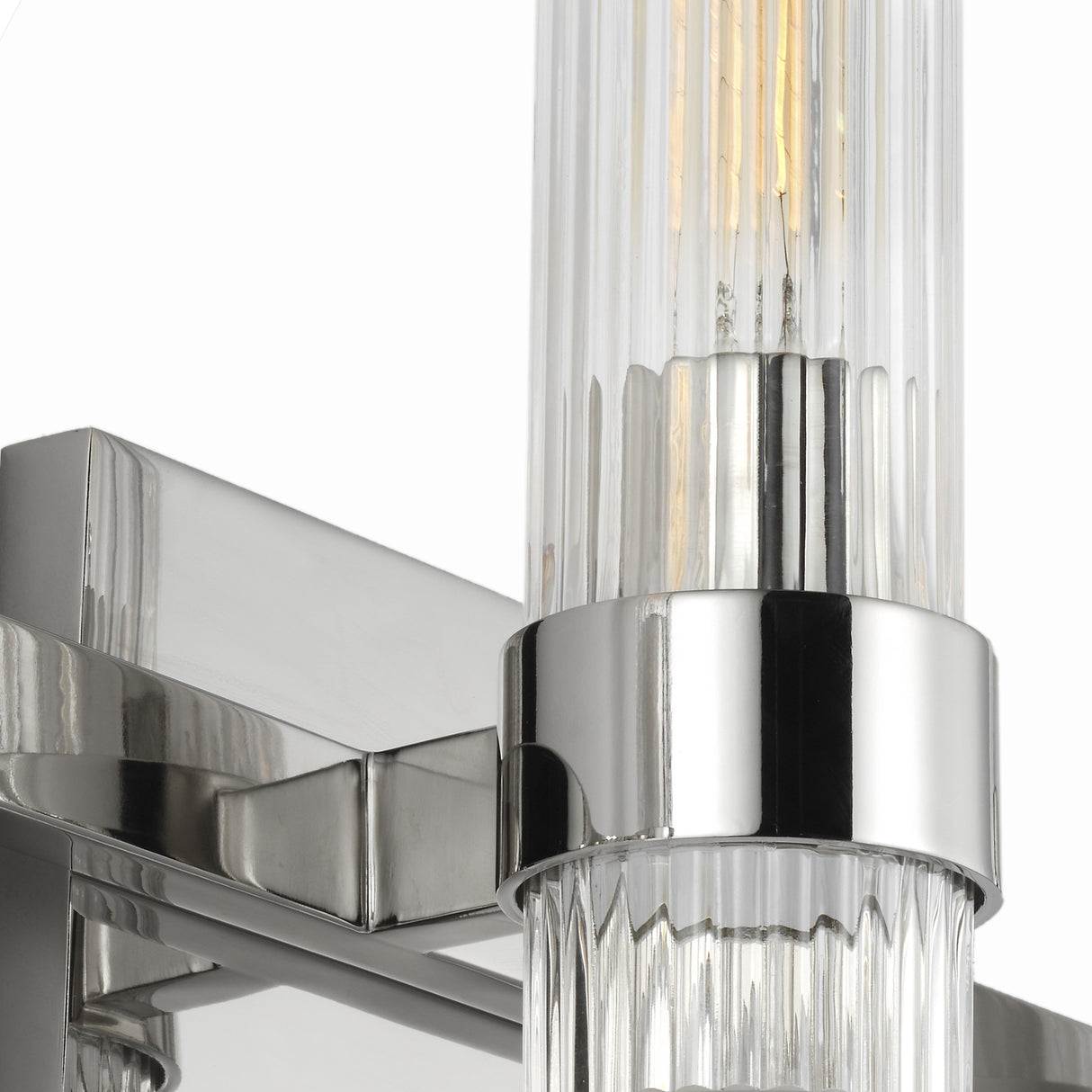 Barclay 3 Light Vanity, Polished Nickel