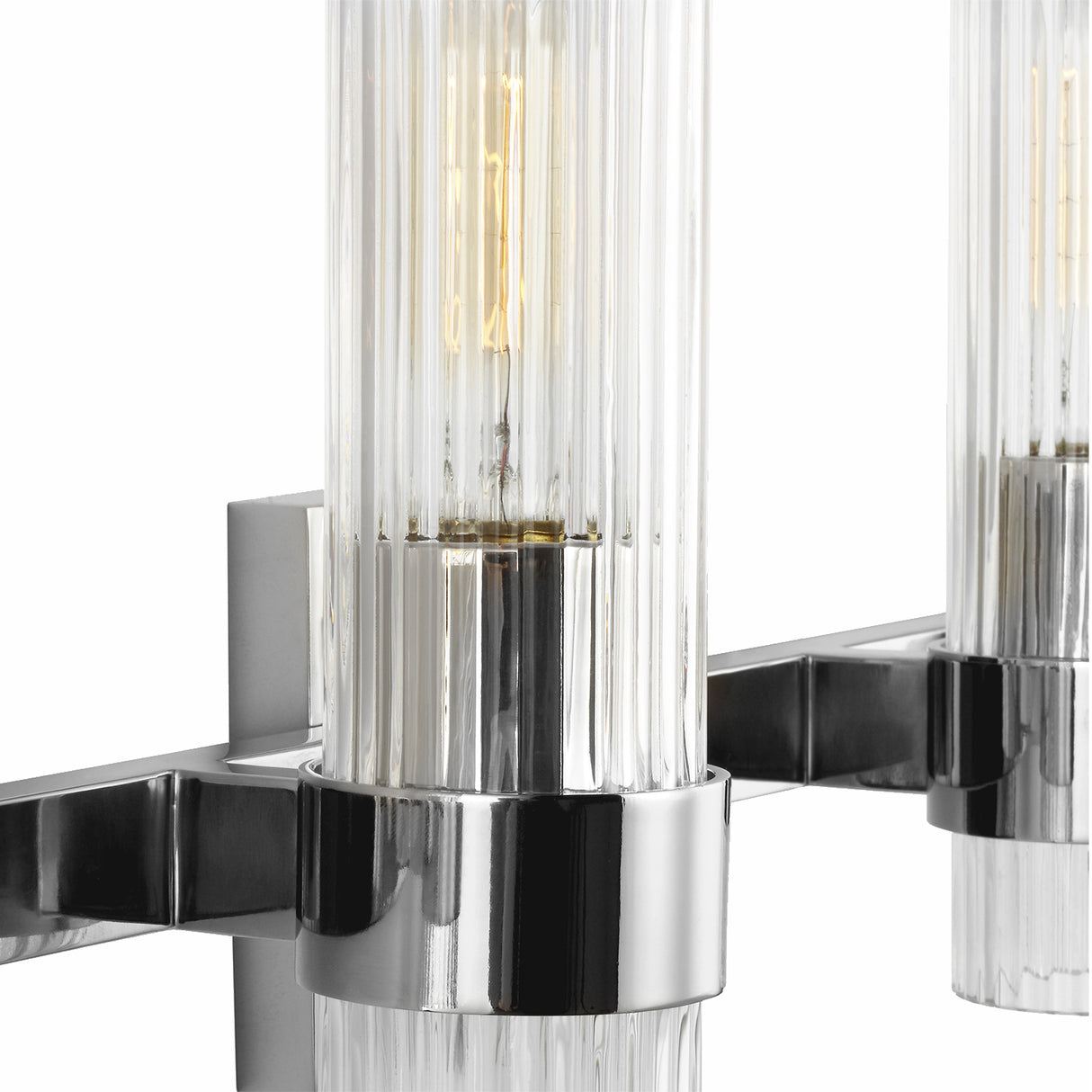 Barclay 4 Light Vanity, Polished Nickel