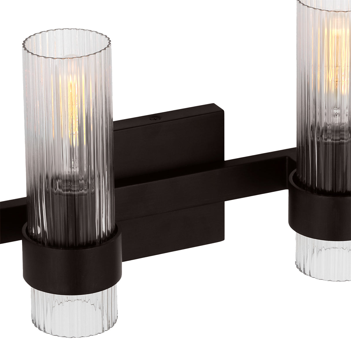 Barclay 4 Light Vanity, Aged Iron