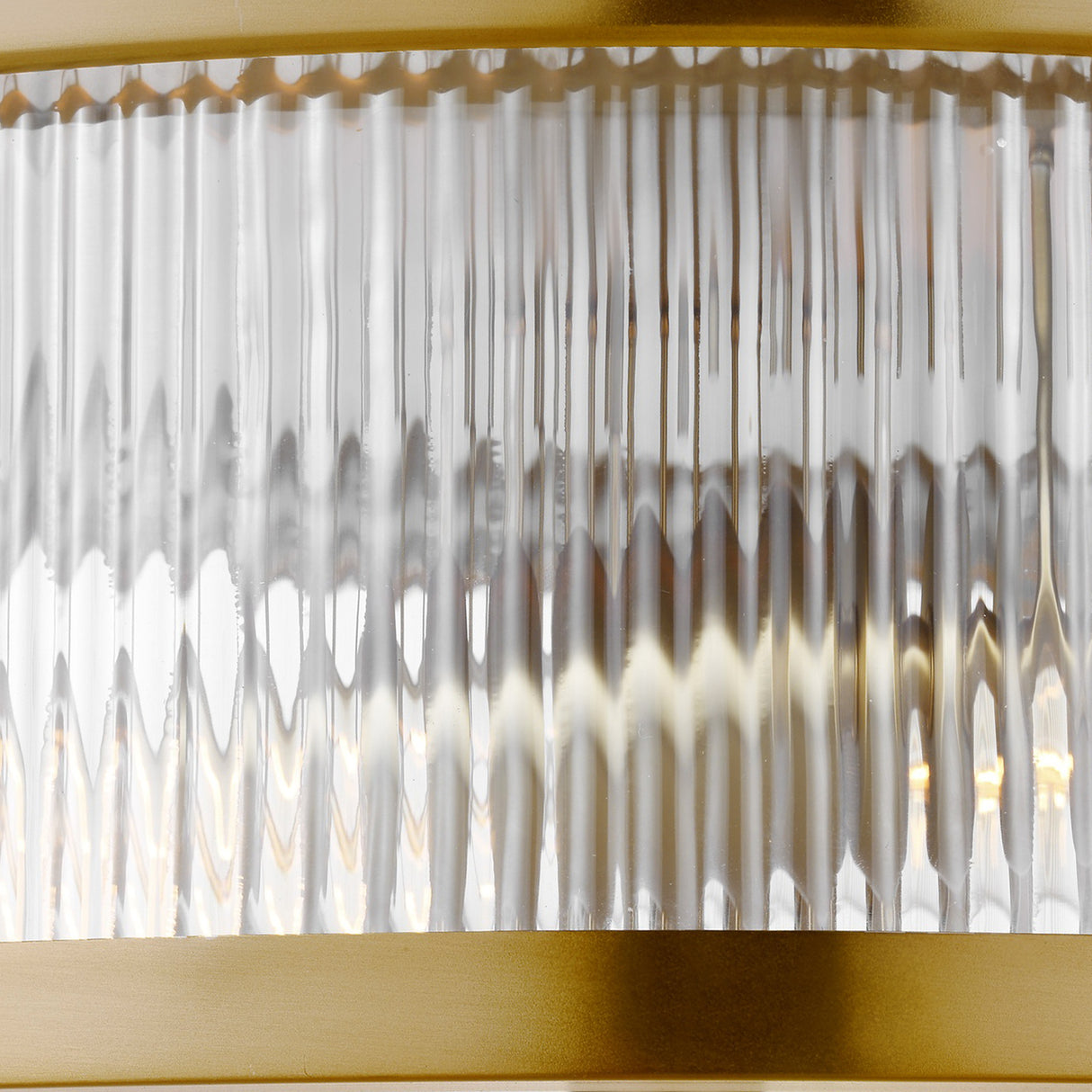 Barclay Flush Mount 14", Modern Brass