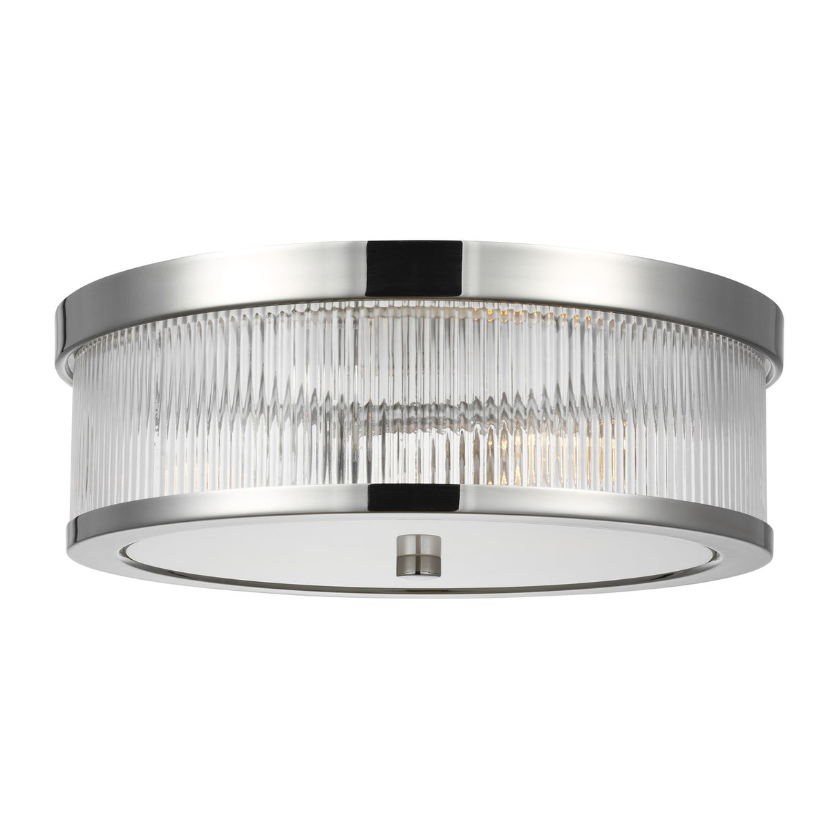 Barclay Flush Mount 14", Polished Nickel