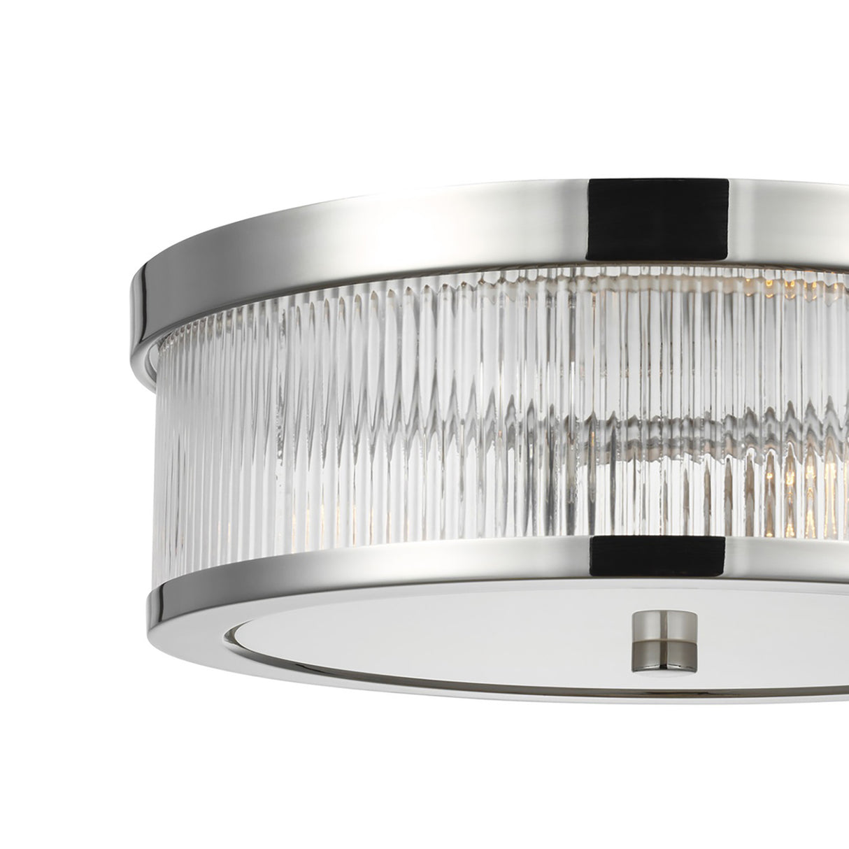 Barclay Flush Mount 14", Polished Nickel