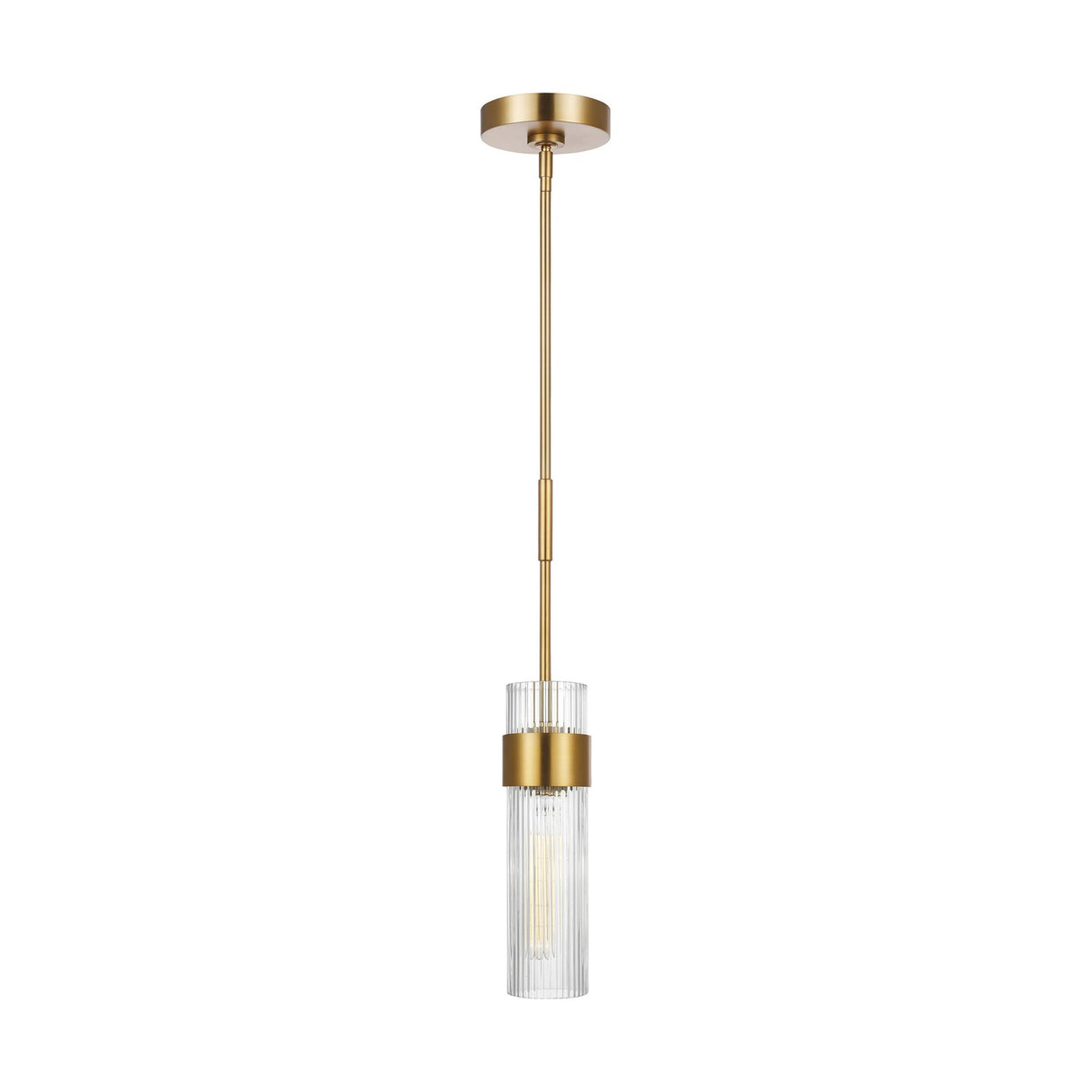 Barclay Small Pendant 3", Modern Brass