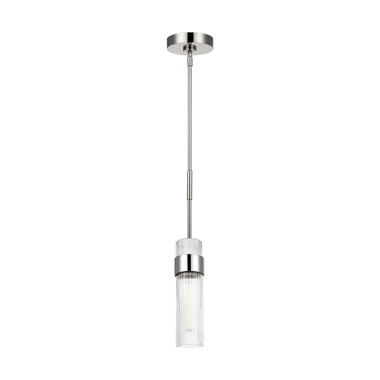 Barclay Small Pendant 3", Polished Nickel