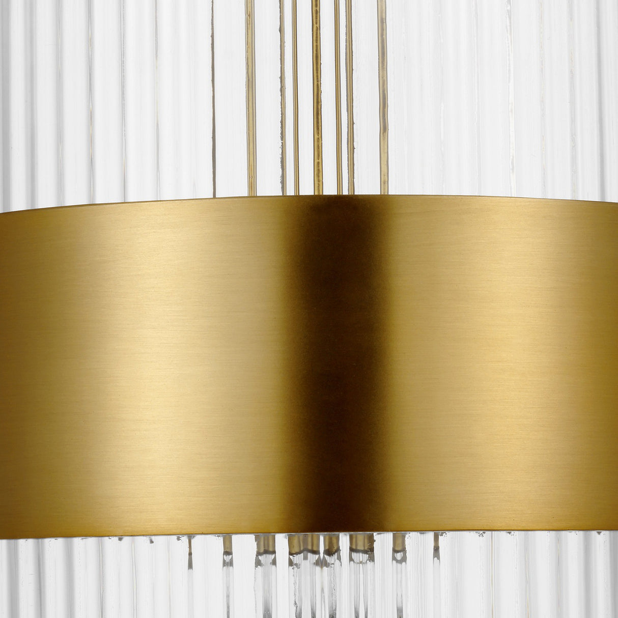 Barclay Medium Pendant 7", Modern Brass