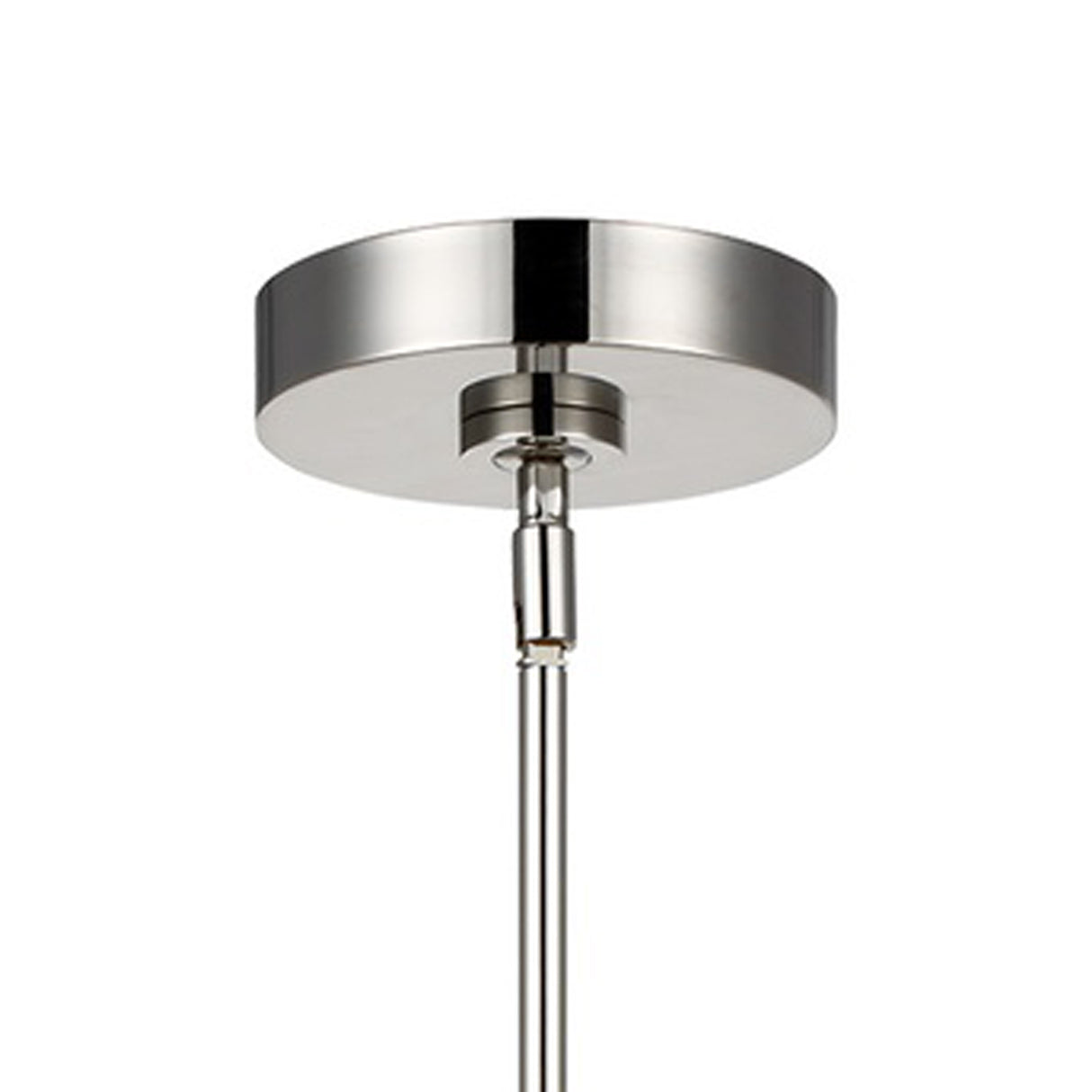 Barclay Medium Pendant 7", Polished Nickel